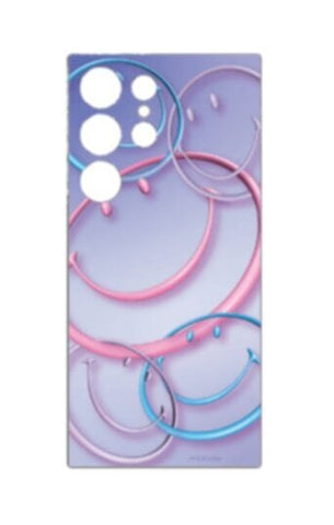 SAMSUNG | Accy Smiley flipsuit card for Galaxy S24 Ultra S24, TOS928SBCEW, Purple | MSSASTOS928SBP