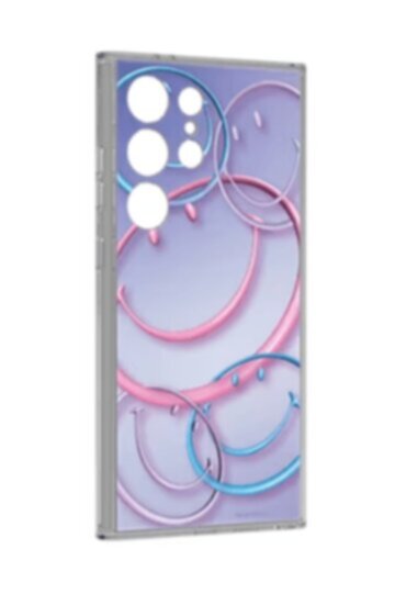 SAMSUNG | Accy Smiley flipsuit card for Galaxy S24 Ultra S24, TOS928SBCEW, Purple | MSSASTOS928SBP