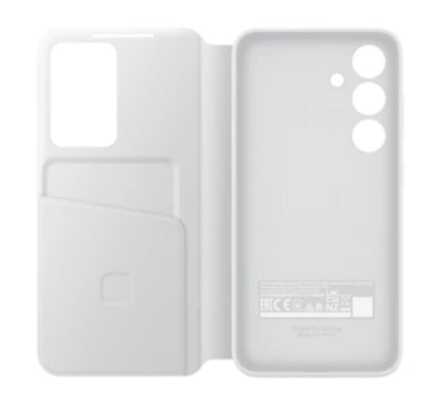 SAMSUNG | Accy Galaxy S24 Smart View Wallet Case ZS921CWEGWW White | MSSASZS921CWH