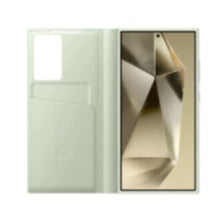 SAMSUNG | Galaxy S24 Ultra Smart View Wallet Case Light Green | MSSASZS928CGN
