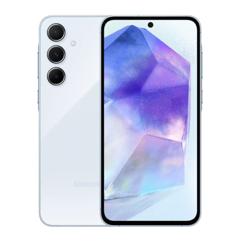 SAMSUNG | Galaxy A55 5G, 256GB Smartphone, Awesome Ice Blue | MSSHPA556E25B