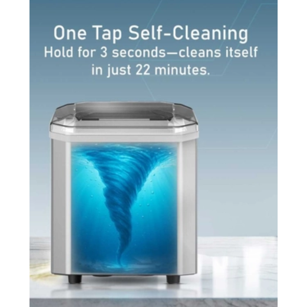 MOXEDO | Electric Countertop Automatic Ice Maker Machine with Handscoop and Self Cleaning Function | MX-IM011