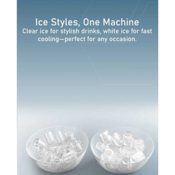 MOXEDO | Electric Countertop Automatic Ice Maker Machine with Handscoop and Self Cleaning Function | MX-IM011
