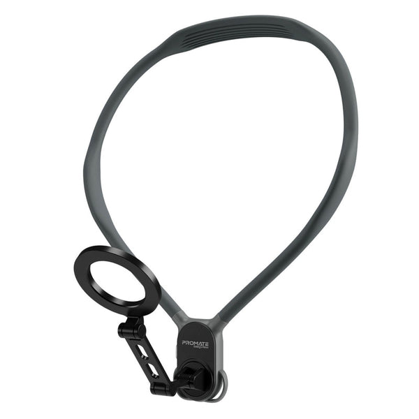 PROMATE | Neckband Phone Mount For Handsfree POV Neck Lock Blk | MAGVIEW.BLACK