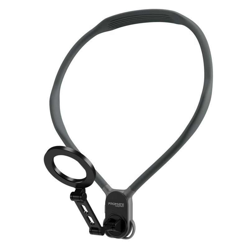 PROMATE | Neckband Phone Mount For Handsfree POV Neck Lock Blk | MAGVIEW.BLACK