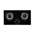 OLSENMARK | 2 Burner Gas Hob with Digital Display/Tempered Glass | OMCH7077