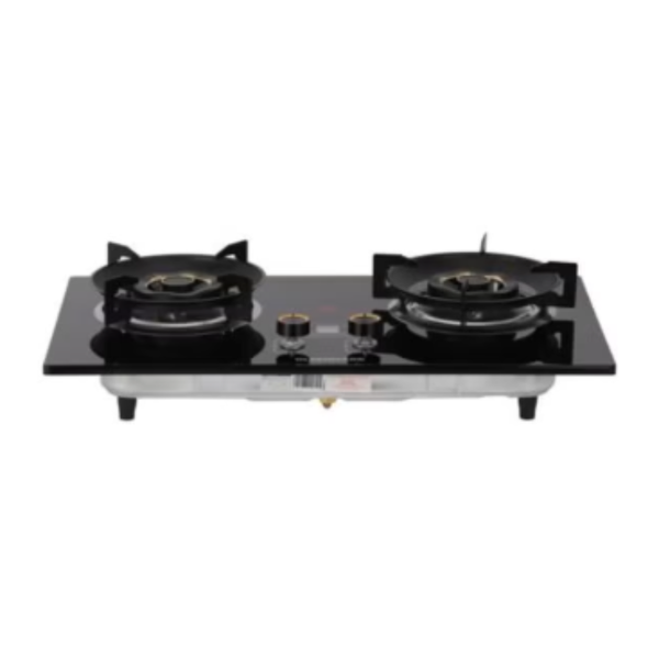 OLSENMARK | 2 Burner Gas Hob with Digital Display/Tempered Glass | OMCH7077