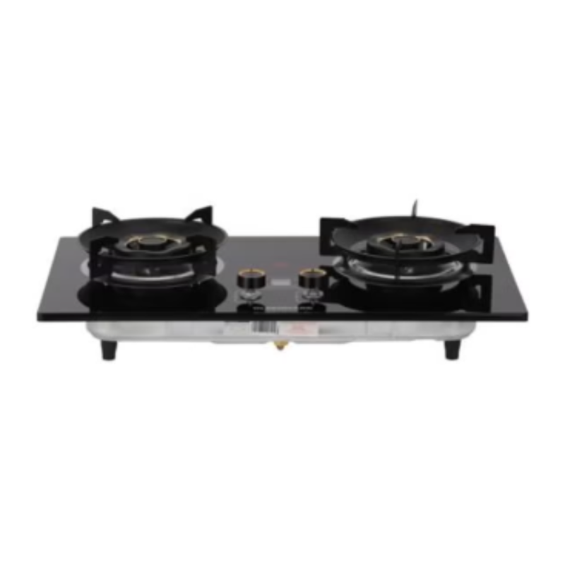 OLSENMARK | 2 Burner Gas Hob with Digital Display/Tempered Glass | OMCH7077