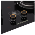 OLSENMARK | 2 Burner Gas Hob with Digital Display/Tempered Glass | OMCH7077