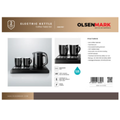 OLSENMARK | Electric Kettle 0.8Ltrs / Coffee Table Set | OMK7067