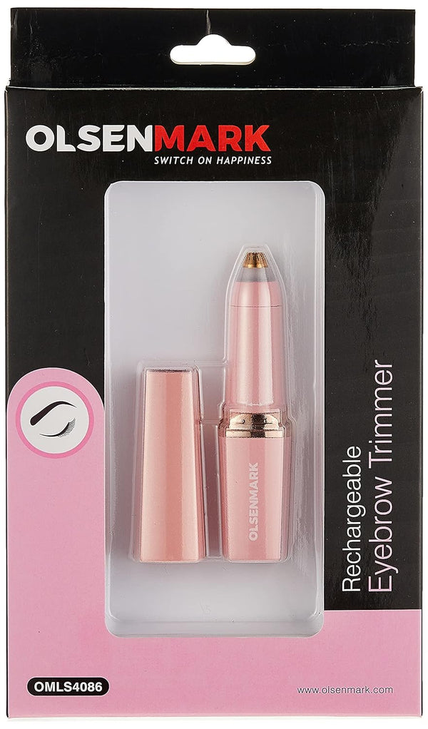 OLSENMARK | Rechargable Eyebrow Trimer Led Bright Light | OMLS4086