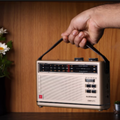OLSENMARK | Rechargeable Radio with MP3 Player, 3 Band, USB, TF, FM Functions, Bluetoot | OMR1273