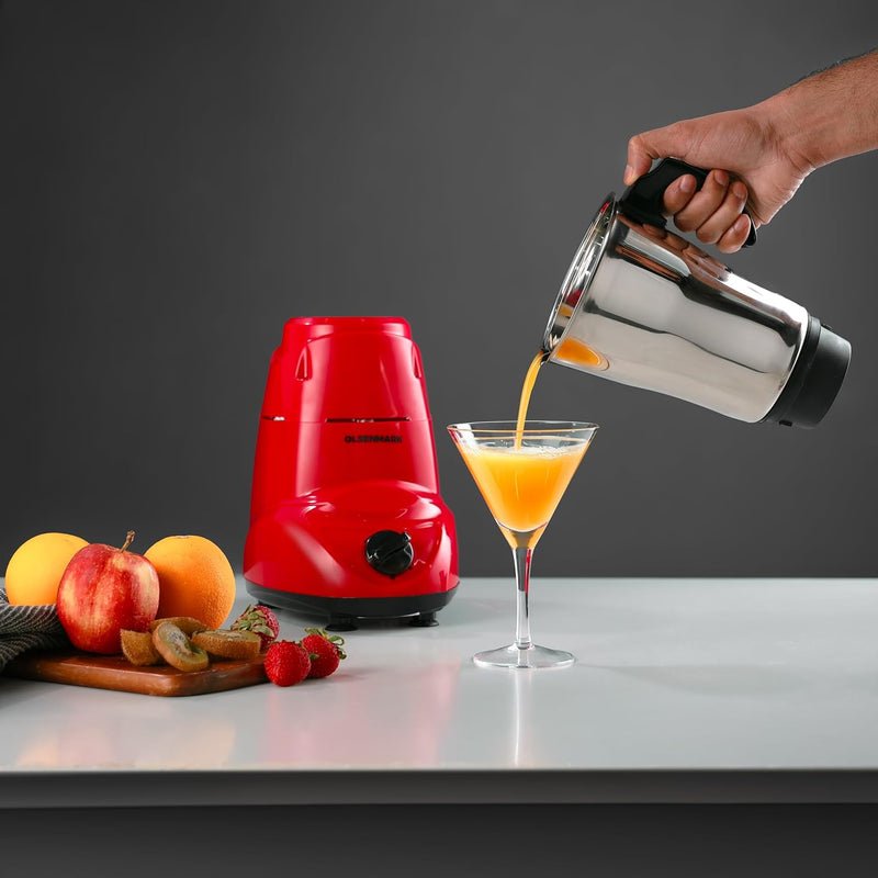 OLSENMARK | 2 In 1 Mixer Grinder 600W Stainless Steel Jar 3 Speed | OMSB2218