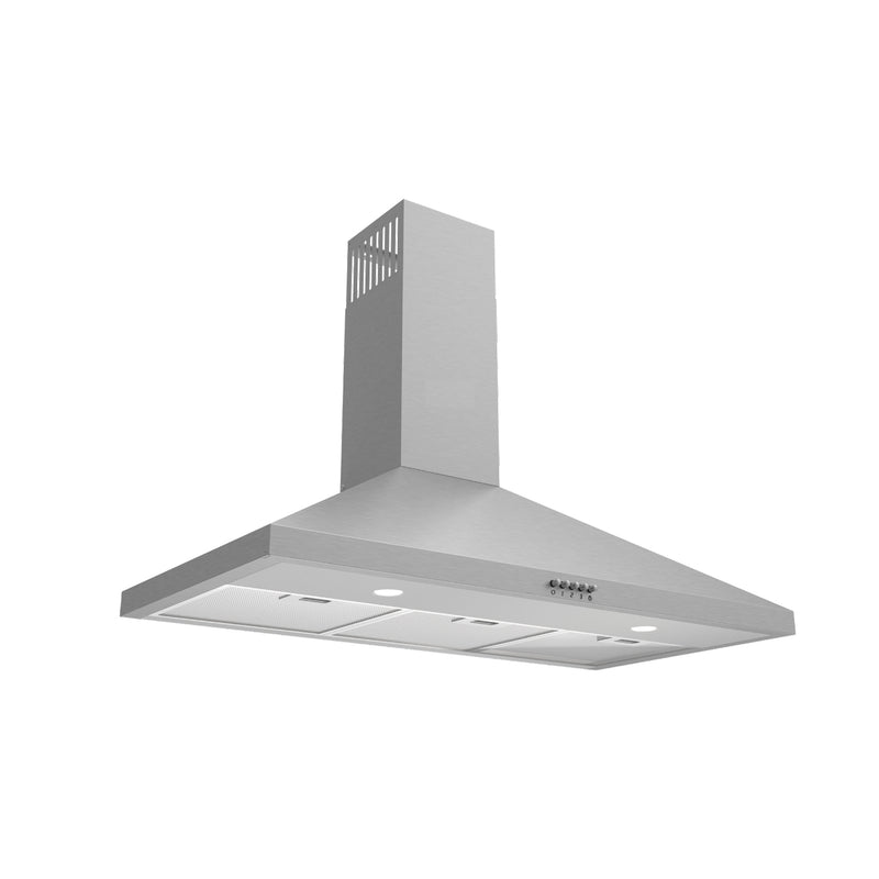 ORYX | 90cm Chimney Hood Pyramid Stainless Steel | OXCCH90S-LRE