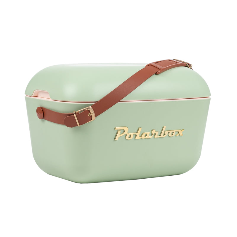 POLARBOX | 12Ltrs Classic Cooler Box Olive Green Gold Edition | PB-9315