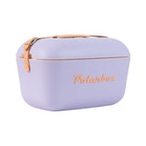 POLARBOX | 20 Ltrs Pop Cooler Box with Leather Strap Lilac & Orange | PB-9401
