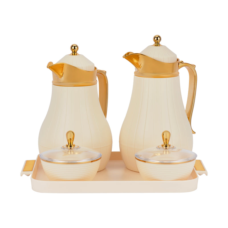 ROYALFORD | Rahma 5 Piece Vacuum Flask Set with Serving Tray | RF12976