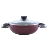 ROYALFORD | Non Stick Wok pan with Glass Lid 22cm | RF2947
