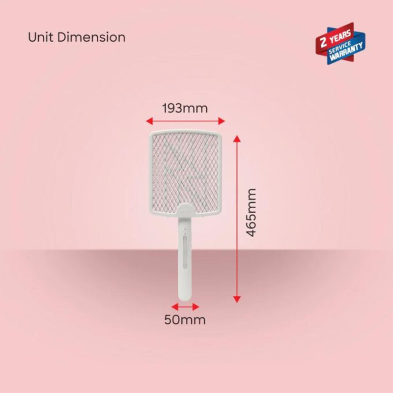 SANFORD | 2 in 1 Rechargeable Foldable Multi-Function Mosqito Bat & Insect Killer | SF640MK