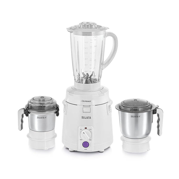 SUJATA | Supermix 900 Watts Mixer Grinder White