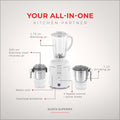 SUJATA | Supermix 900 Watts Mixer Grinder White