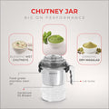 SUJATA | Supermix 900 Watts Mixer Grinder White