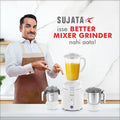 SUJATA | Supermix 900 Watts Mixer Grinder White