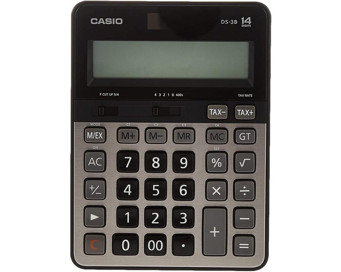 CASIO | Desktop Calculator | DS-3B-W-DP