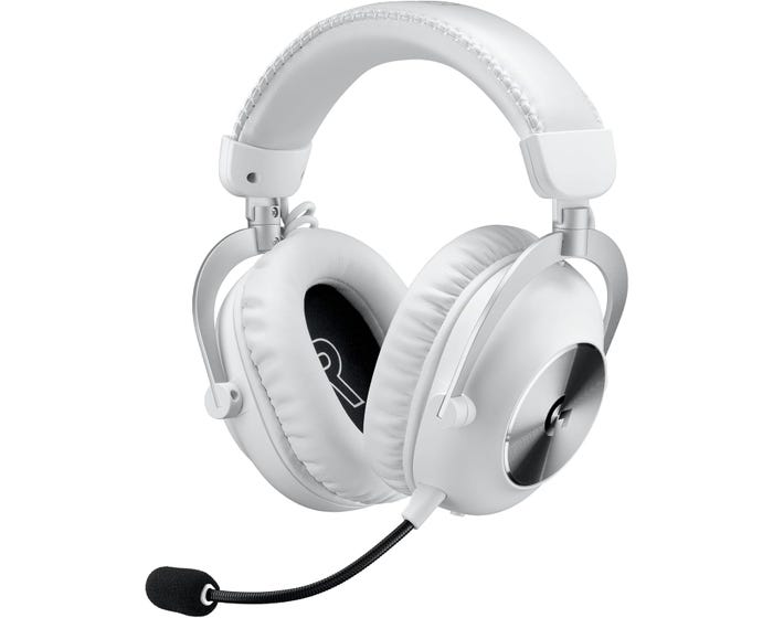 LOGITECH |  Headset Pro X 2 Lightspeed Wireless Gaming Headset White 2.4GHZ 176 MM | 981-001269
