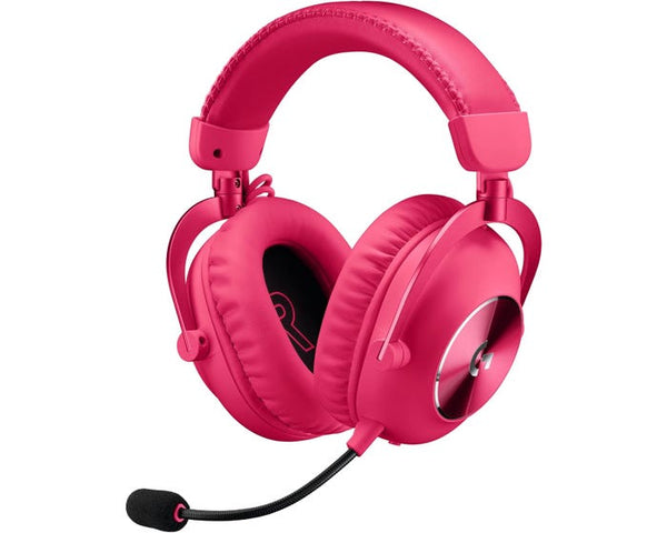 LOGITECH | Headset Pro X 2 Lightspeed Wireless Gaming Headset Magenta 2.4GHZ 176 MM | 981-001275