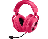 LOGITECH | Headset Pro X 2 Lightspeed Wireless Gaming Headset Magenta 2.4GHZ 176 MM | 981-001275