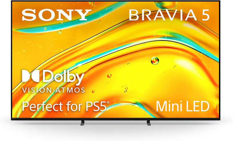 SONY | Bravia 5 Class Mini LED  4K HDR 65 inch Google TV (2025) | K-65XR50