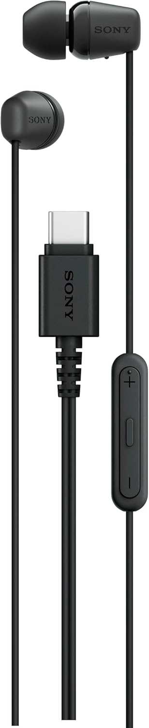 SONY | USB-C Wired In-Ear Headphones - Black | IER-EX15C/BZ