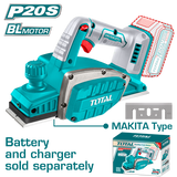 TOTAL | Tools 20V 82mm Cordless Planer | TRLI20401