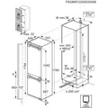 AEG | Built-in Fridge/Freezer Combinations No Frost | TSC8M189DC
