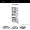 AEG | Built-in Fridge/Freezer Combinations No Frost | TSC8M189DC
