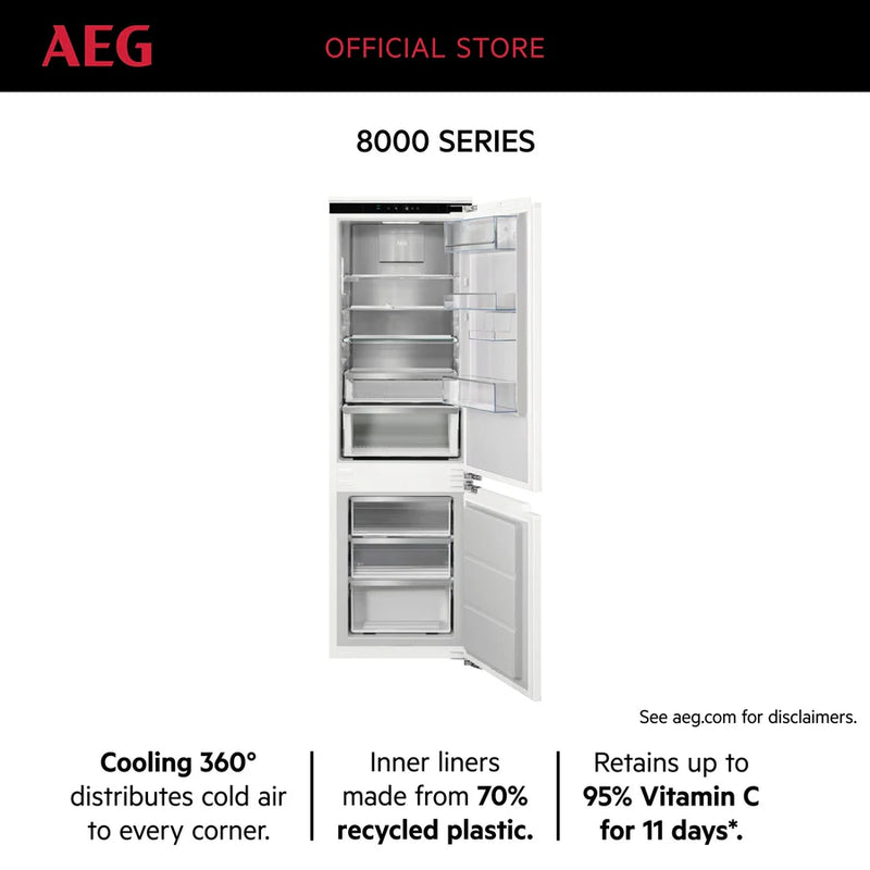 AEG | Built-in Fridge/Freezer Combinations No Frost | TSC8M189DC