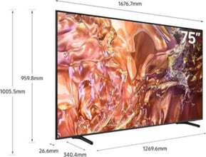 SAMSUNG | 75-inch QLED QE1D 4K Smart TV, QA75QE1DAUXZN | TSSFP75QE1DRE