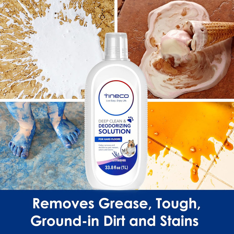 TINECO | All Floor Cleaning Solution, Deep Cleans for Multiple Hard Floors, Lavender Scent