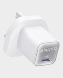ANKER | 511 Charger Nano 3 Mobile Charger 30W Power Delivery Fast Charging USB-C White | A2147K21