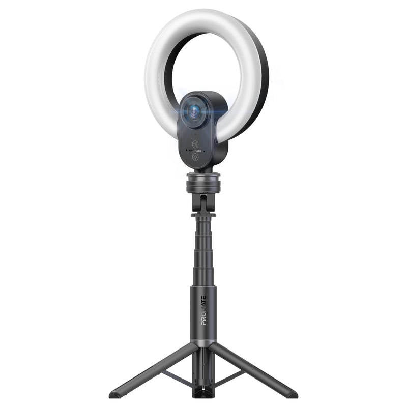 PROMATE | 2K Ultra HD Webcam With Built In Mic And Ring Light 5MP Camera With Sony Sensor | VISTACAM