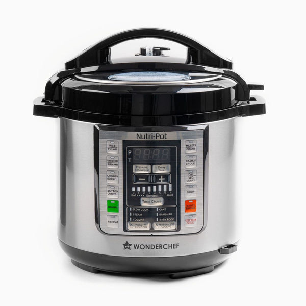 WONDERCHEF | NutriPot 18 Preset Electric Pressure Cooker 6L Silver Black | 63152847