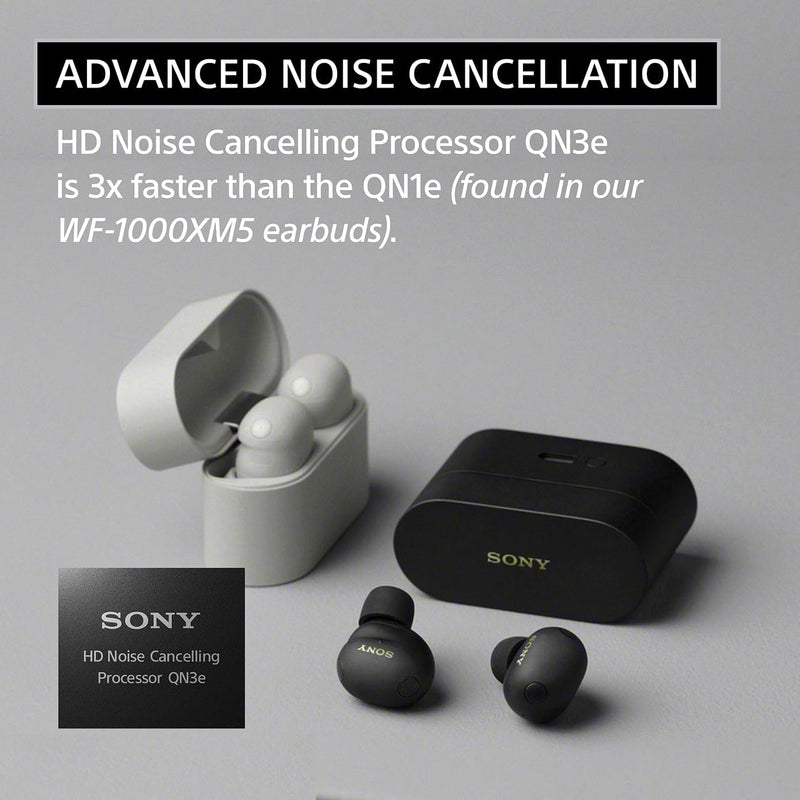 SONY | Truly Wireless Noise Cancelling Earbuds (2026 Model) Black | WF-1000XM6/B
