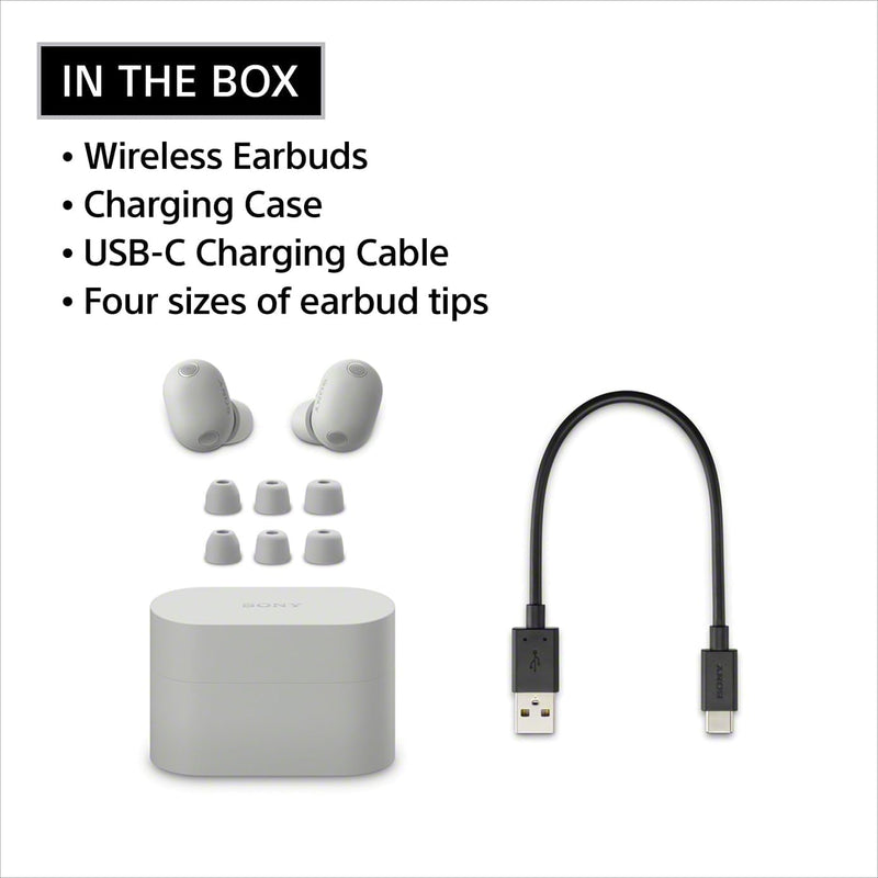 SONY | Truly Wireless Noise Cancelling Earbuds (2026 Model) Silver | WF-1000XM6/S
