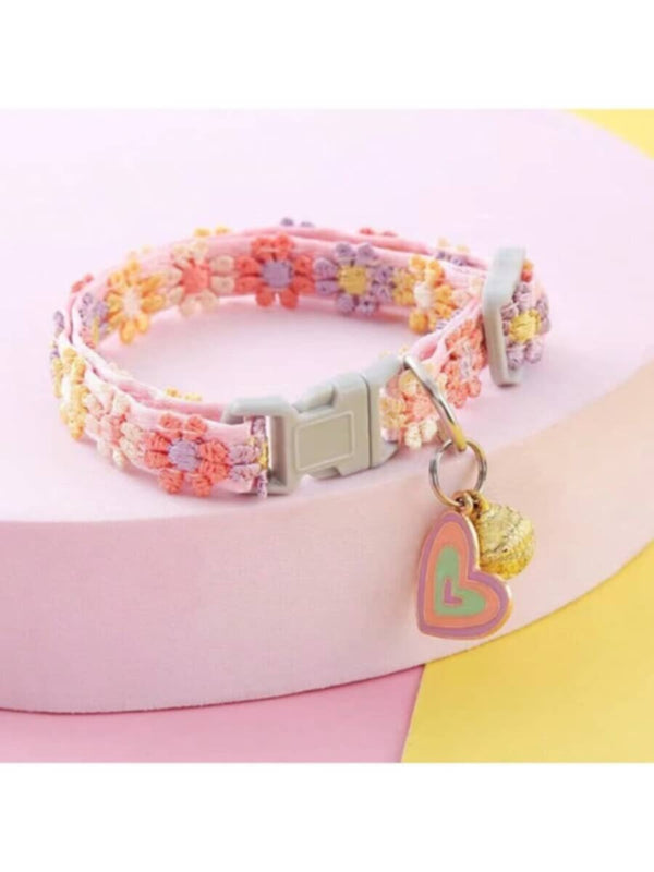 Cat & Dog - Collar - Beige & Pink