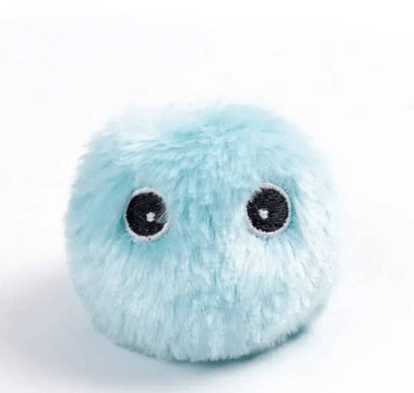 Interactive Plush Ball With Catnip - Blue