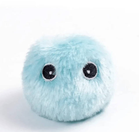 Interactive Plush Ball With Catnip - Blue