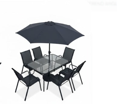 GRANDALA | Patio 6 Person Set With Water Base | GB-MY15090
