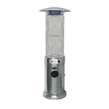 ZENAN | Round Flame Outdoor Heater Silver | ZFH-PH10SP