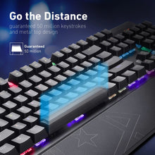 VERTUX | Pro-Gamer Mechanical Wired Gaming Keyboard 16.8 Million RGB LED Backlight | TOUCAN.E/A